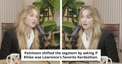 Jennifer Lawrence addresses her shocking remarks regarding Kourtney Kardashian's actions.