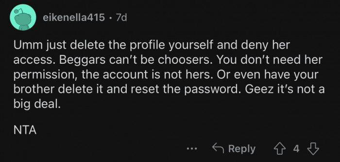 Beggars can't be choosers.