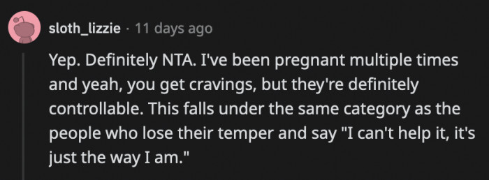 Lily had a simple choice: eat the food she didn't make or not, and she chose the wrong one because she wanted to.