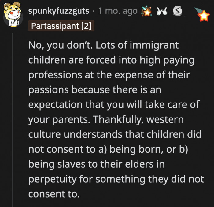 This expectation is so toxic but still prevalent in Asian-American families.