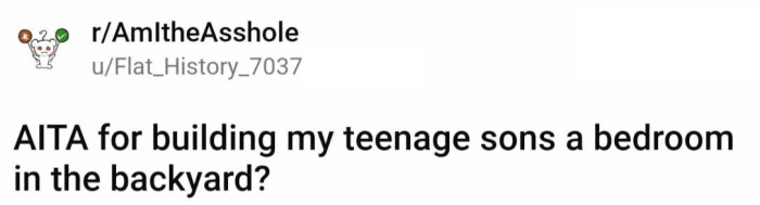 Just based on the title, I think most people would agree that OP is NTA