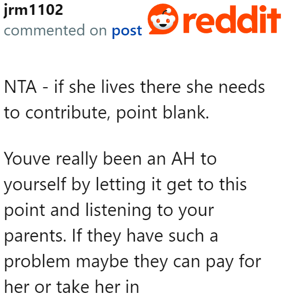 The OP is an a-hole to themselves for letting this slide.