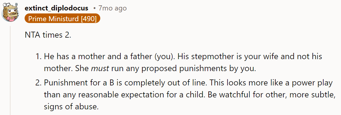 NTA Times 2 - Punishment for a B Is Completely Out of Line