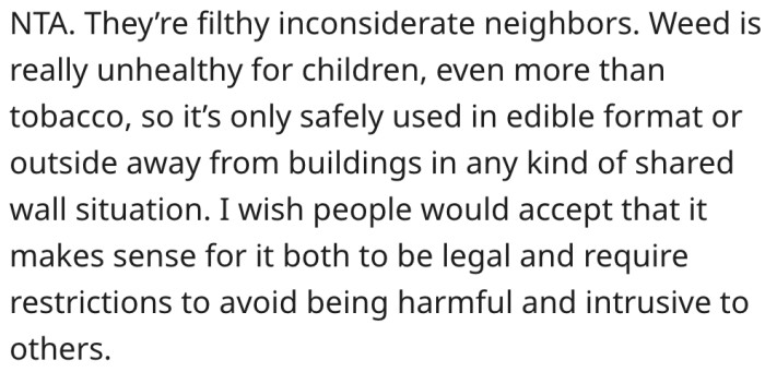 13. Weed is poisonous to children and should be eaten, not smoked.