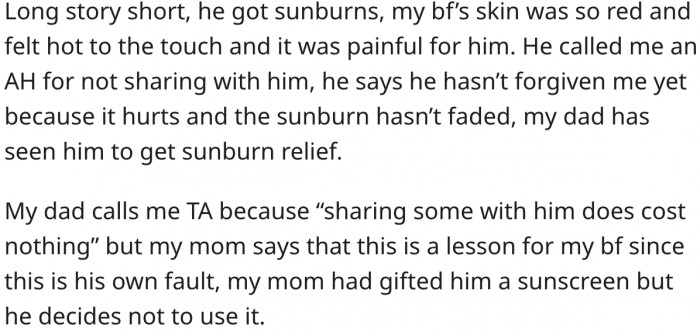 Her mother agrees, but what does Reddit think? Let's find out.