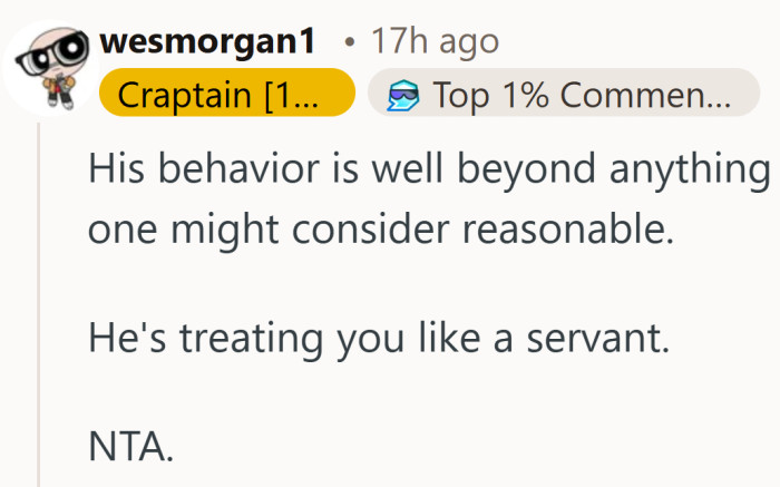 When a favor starts to feel like a job with demands, something has already gone off track.