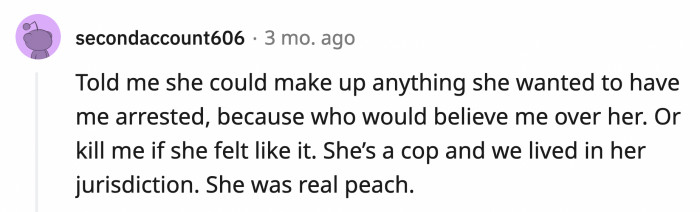 28. Right, serve and protect.