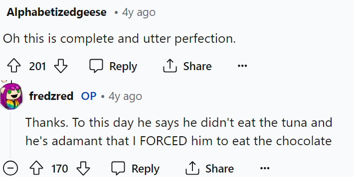 This is actually so funny, especially knowing that he's denying the whole thing.