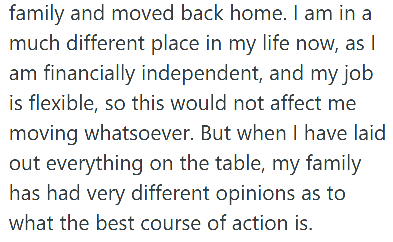 Even with the freedom to move, having options doesn’t make the choice any easier.