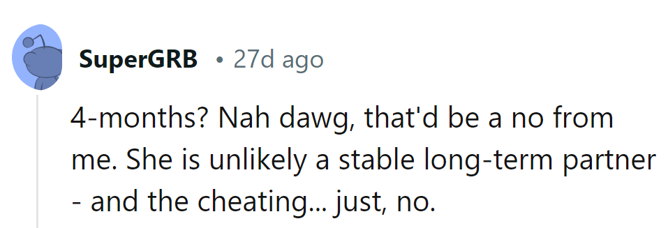 Stability and trust are non-negotiable for the long haul.