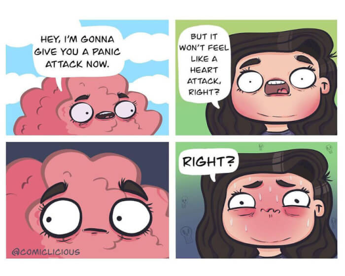 5. Literally me when someone says they want to tell me something