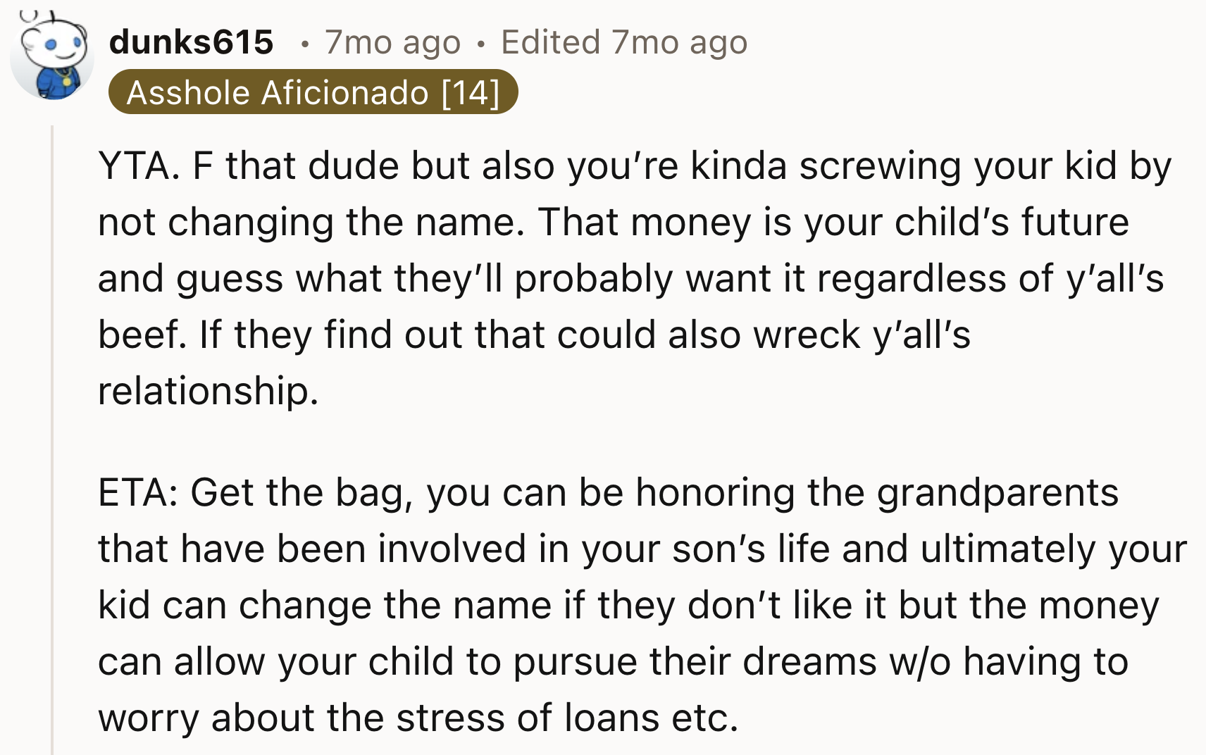 The Money Could Set Her Child's Future