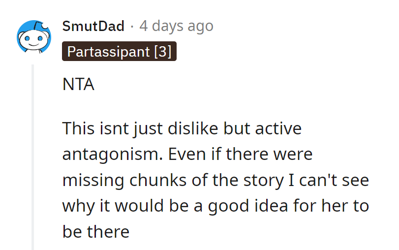 It's not just dislike; it's a sequel to Hatfield and McCoy. No need for her cameo.