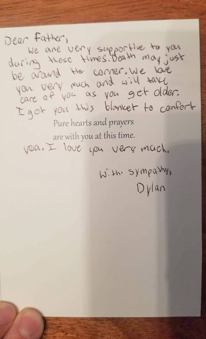 28. My Son Got Me A Sympathy Card For My 40th Birthday