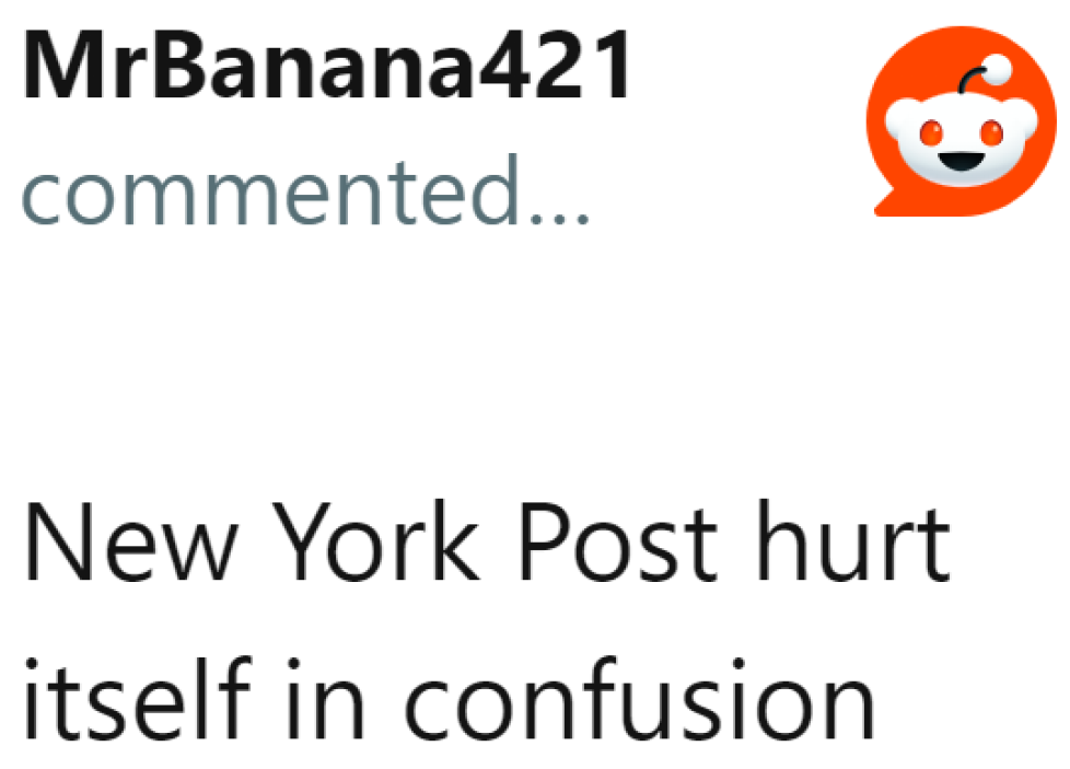 So, which one should readers trust: the headline or the write-up?