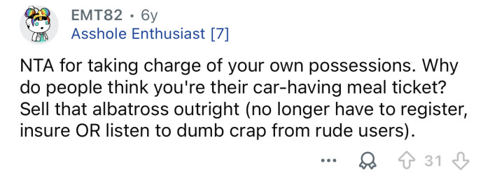 Sell the car, and move on.