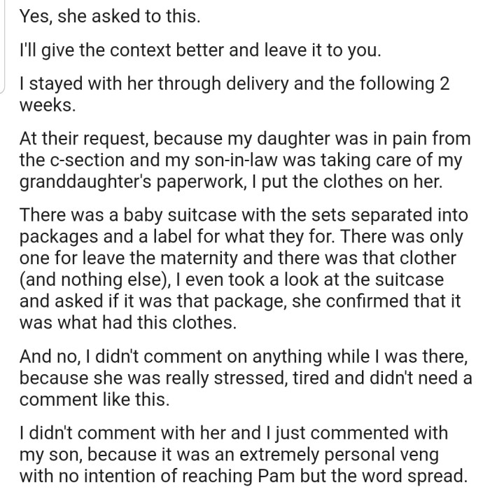 Some Additional Information