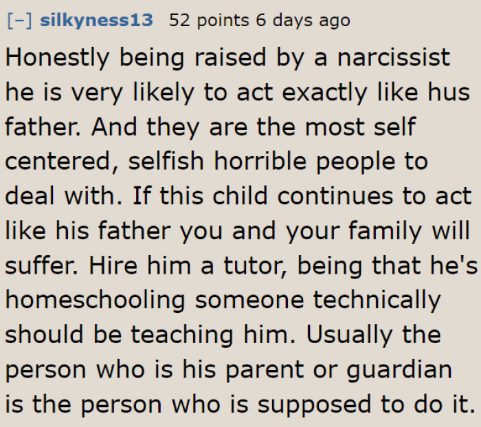 Hiring a tutor for the OP's nephew is a good option.