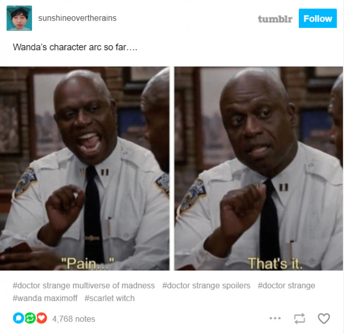 5. The antagonist we will always apologize for.