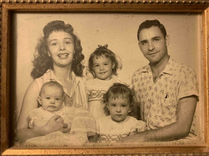 "Family Photo, 1960 - My Dad Passed Later That Year At 27"