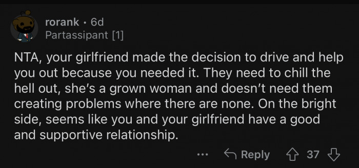 She's a grown woman and allowed to make her own decisions.