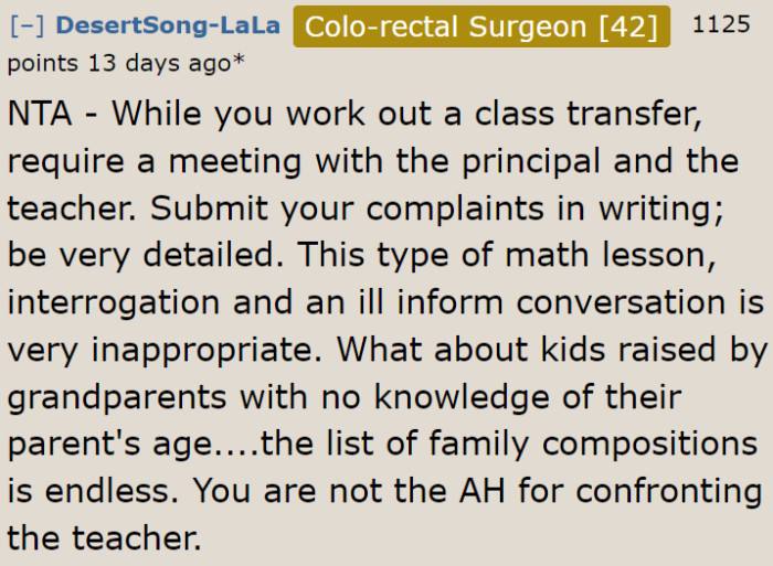 The OP needs to file a written complaint.