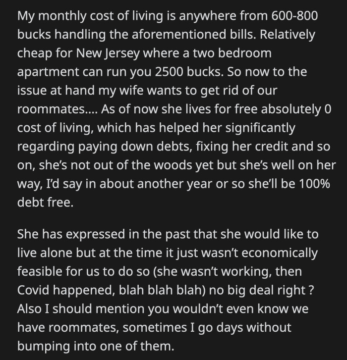 OP asked for a compromise and suggested that they give their roommates another year