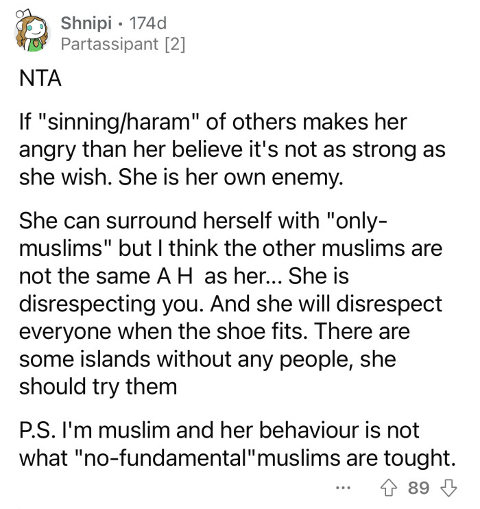 Each person should focus on their own beliefs.