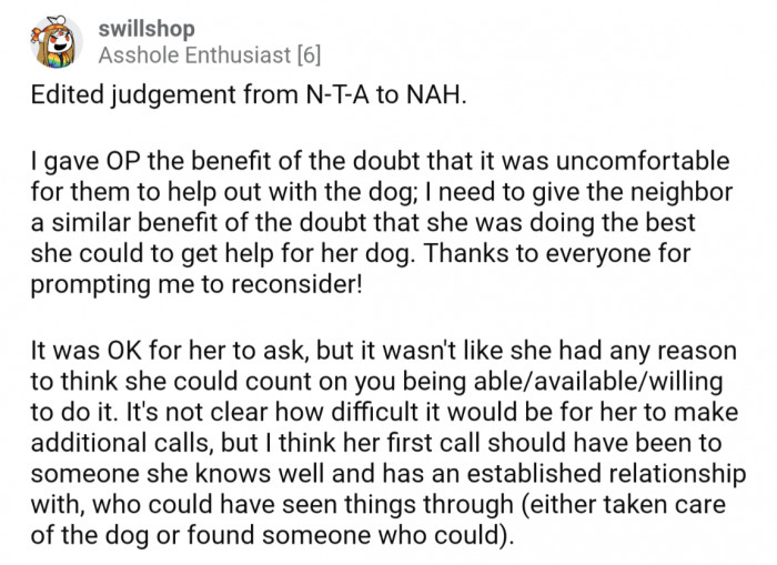 Then there were the folks who felt no one was in the wrong