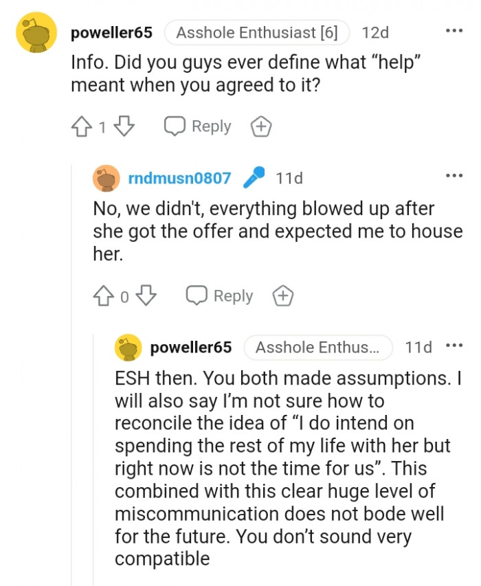 This Redditor desperately needed information to make a conclusion, and the OP answered