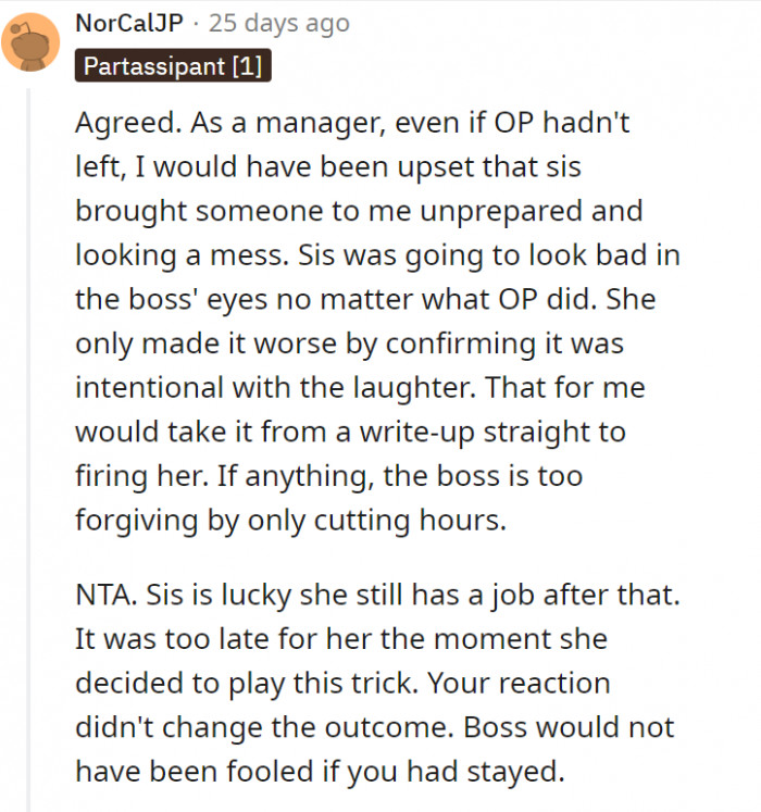 This is a manager speaking. Take note of advice from the professional world.