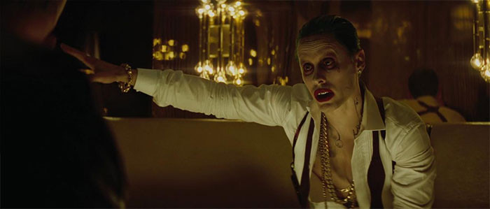 The Joker in Suicide Squad.