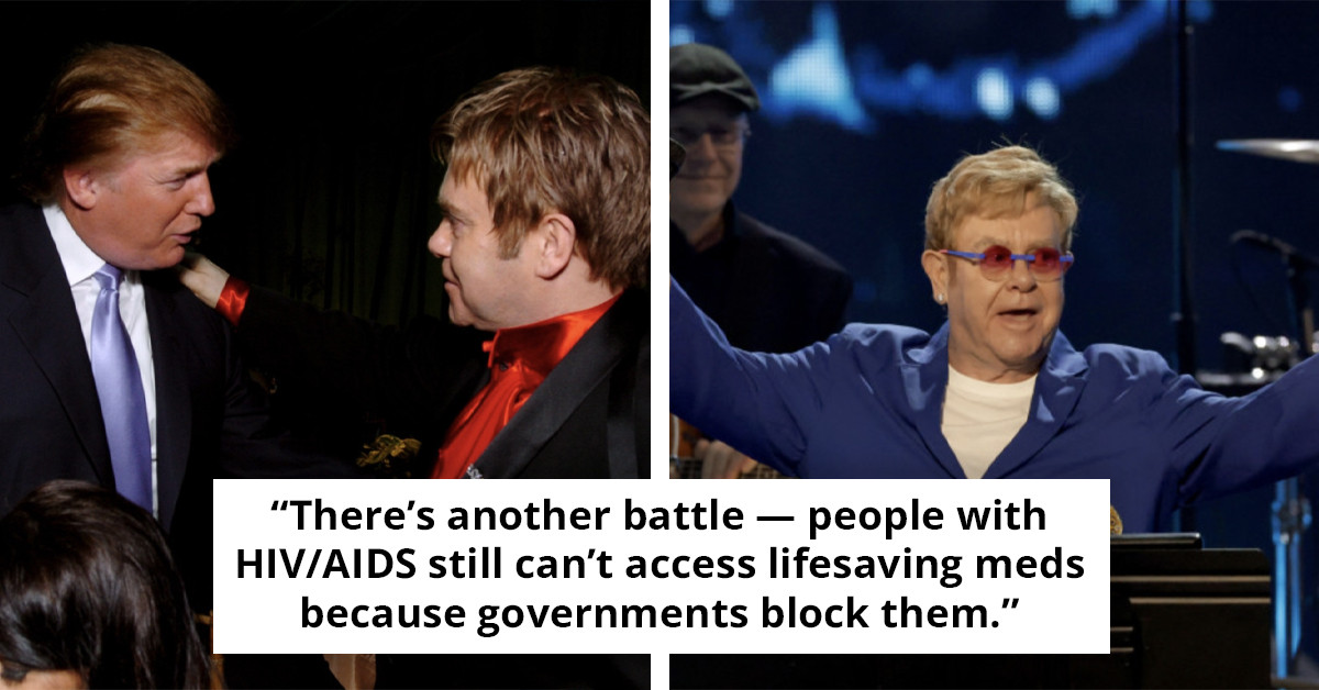 Elton John discusses how tackling AIDS could elevate Trump's legacy to historic heights