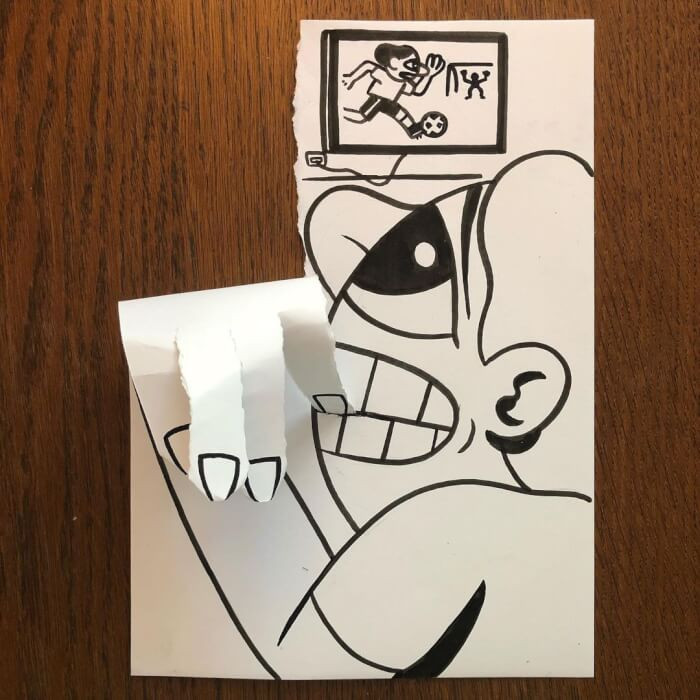 11. Don’t bite those paper nails!