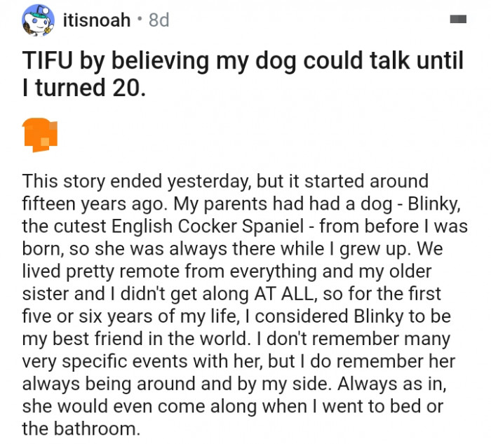 It all started around fifteen years ago