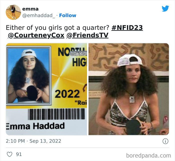 15. You've got to hand it to her; she nailed it.