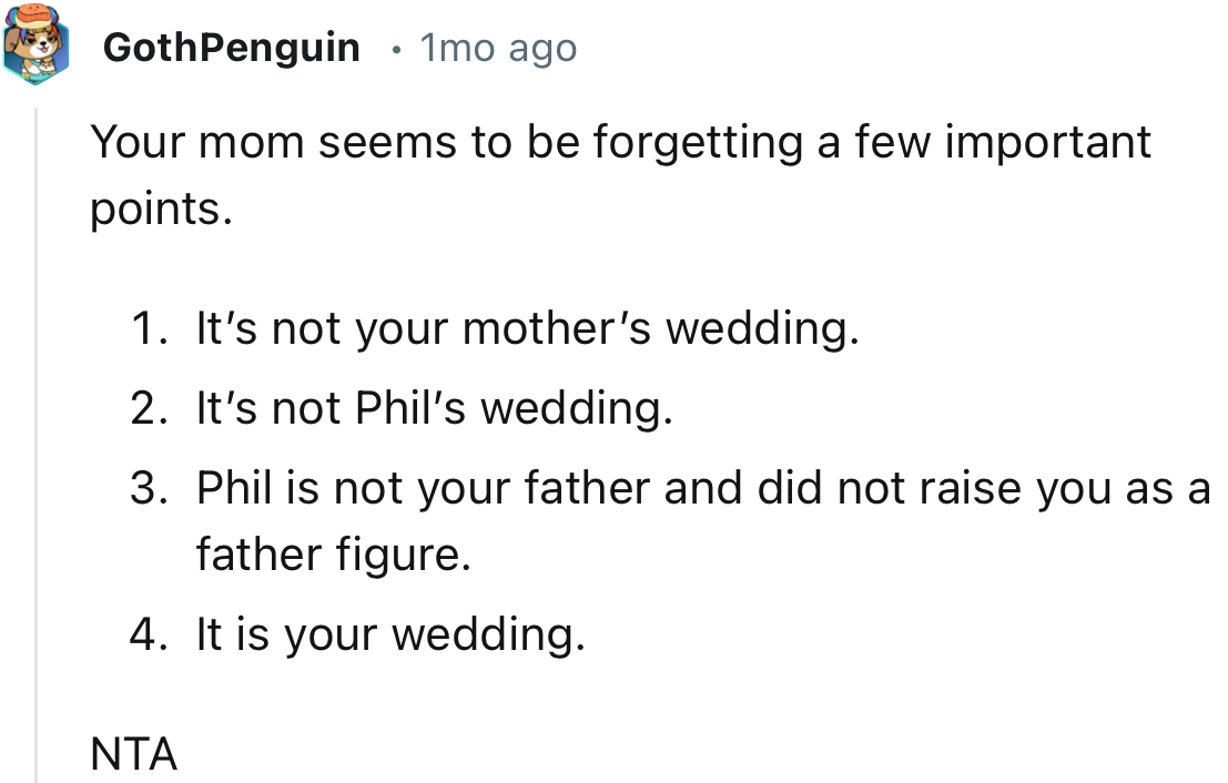 Check out some interesting comments below: