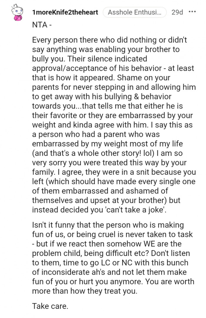 They were in a snit because you left