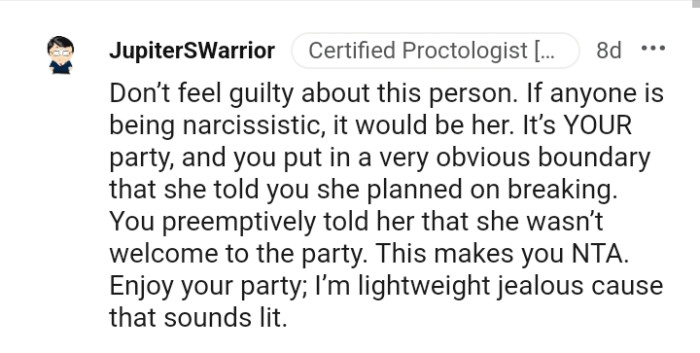 And the comments from other Redditors roll in...