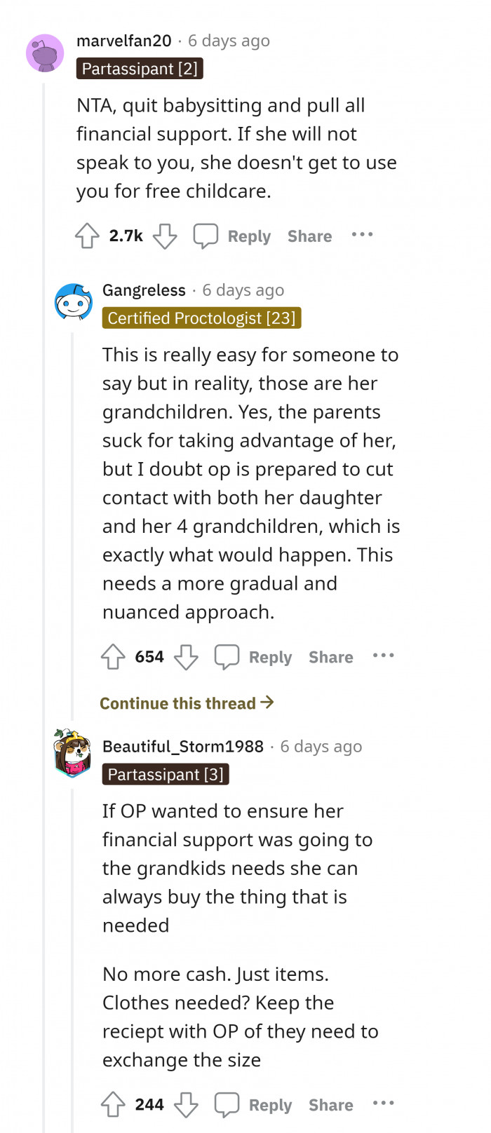 3. Having you babysit their children and even using the child to get money from you is another level of taking advantage.