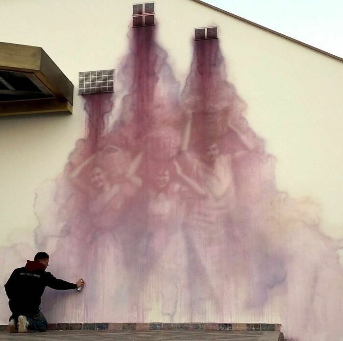 3. Incredibly captivating spray paint masterpieces.