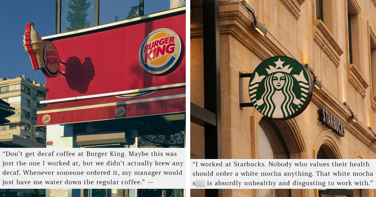 Fast Food Workers Reveal Menu Items to Skip