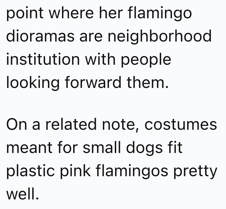 Justice for flamingos