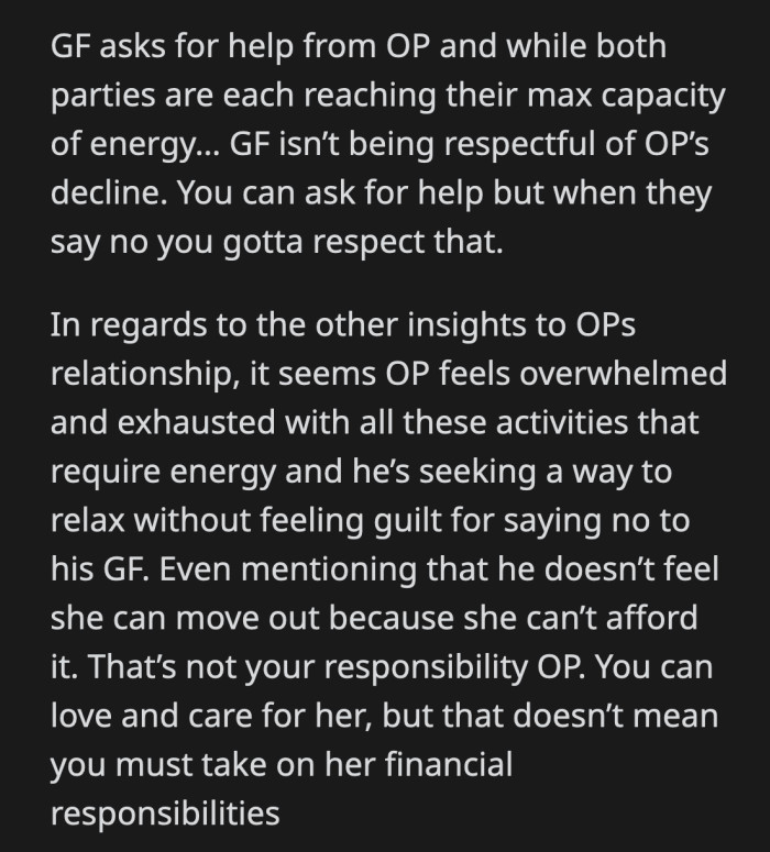 It is very obvious that OP is getting overwhelmed and stretched too thin after working full-time, doing most chores, paying most bills, and still being expected to do unpaid work.