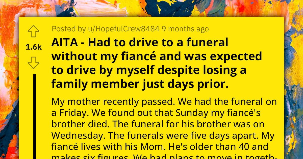 Woman Is Upset At Her Husband Because She Now Has To Drive Alone To A Funeral And She Feels Dismissed From His Family