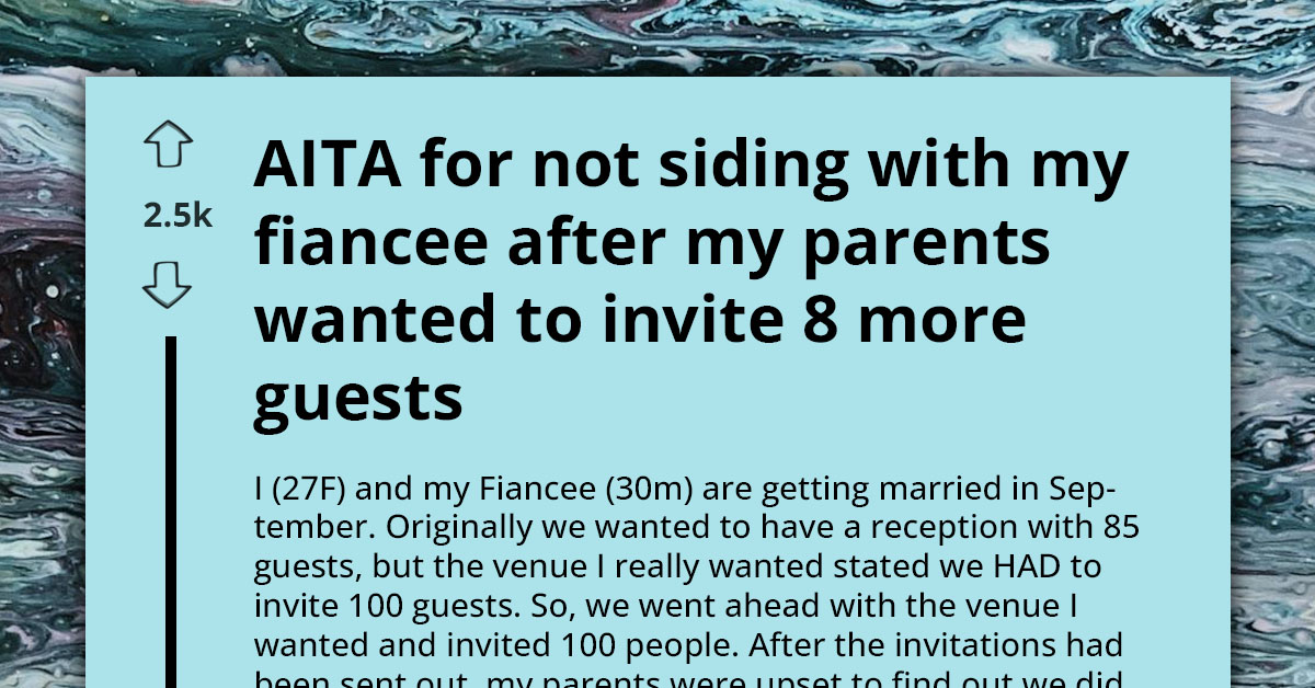 Redditor Finds Herself Caught in the Middle of Wedding Planning Dilemma Between Her Parents and Her Fiancée