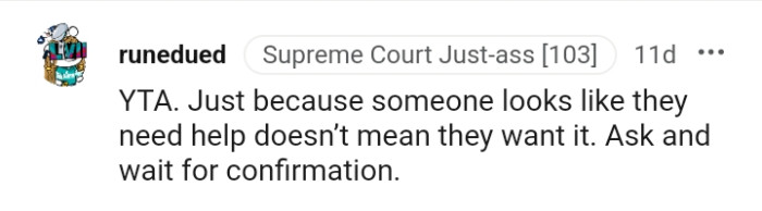 When you ask, wait for confirmation