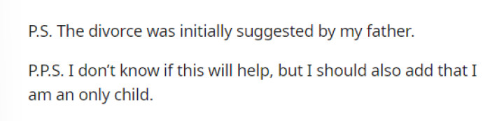 She also added two different edits to provide more insight into their situation.