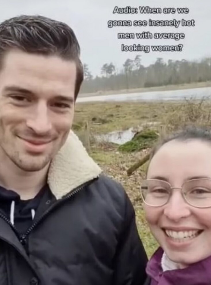 Hazel McBride, a 29-year-old British woman, recently appeared on TikTok to discuss the disparaging remarks she has been subjected to online because her spouse is viewed as more attractive than she is