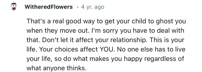 “I'm Sorry You Have to Deal with That. Don't Let It Affect Your Relationship.”